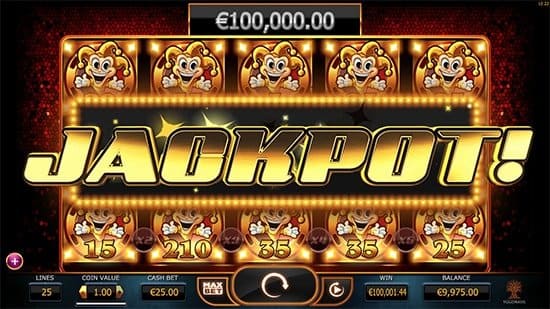 Play for money in Joker Millions slot