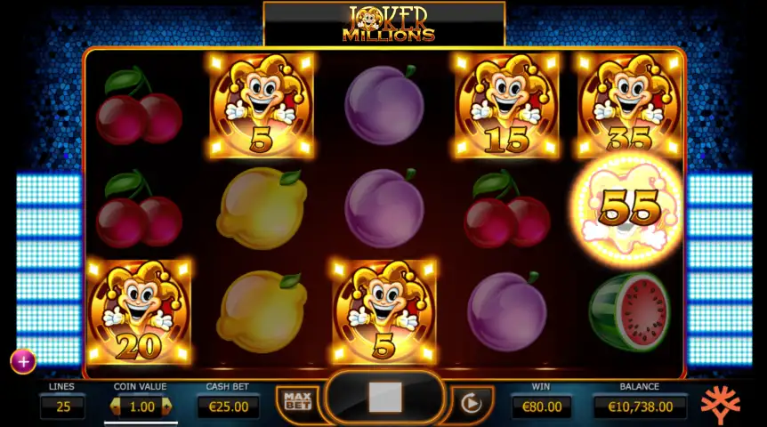 High payout slot Joker Millions